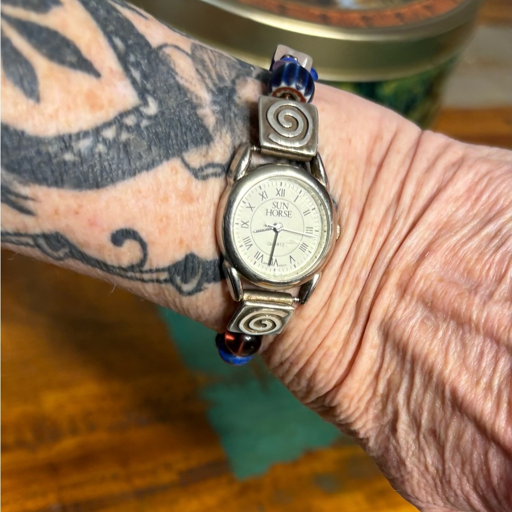 Jes Maharry Sun Horse Trade Bead Watch - Picture 7 of 9
